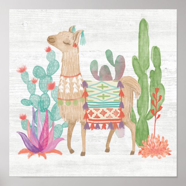 Poster Lovely Llama IV (Devant)