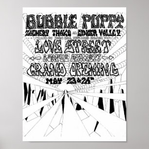 Poster LoveStreetLightCircusflyer CorpusMay23&24'69