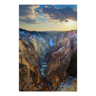 Poster Lower Falls from Artist's Point