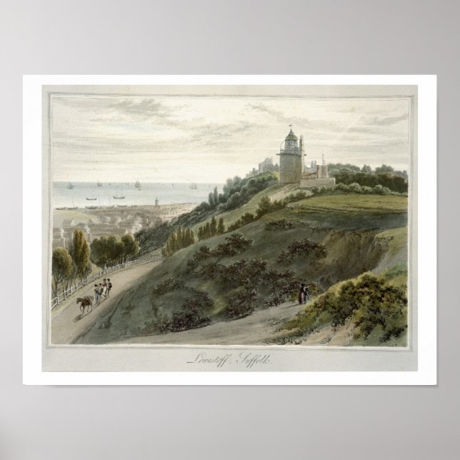 Poster Lowestoft, Suffolk, de "A Voyage Autour du Grand B (Devant)