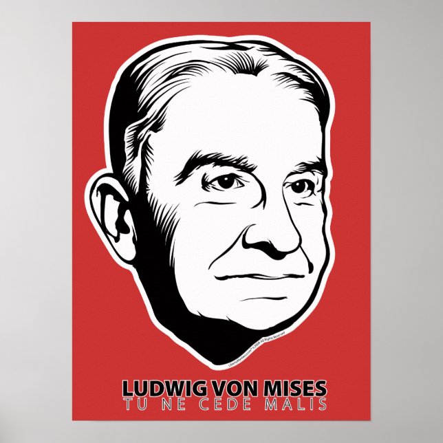 Poster Ludwig von Mises (Devant)
