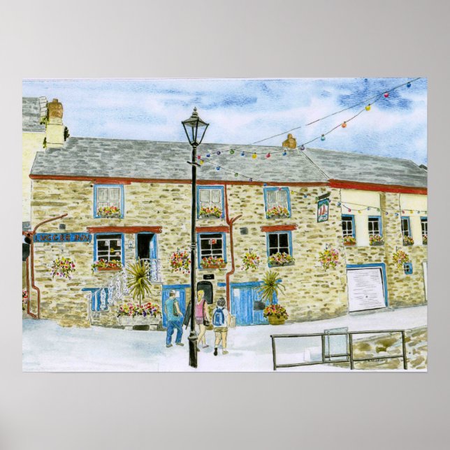 Poster 'Lugger Inn (Polruan)' (Devant)