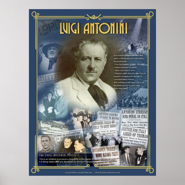 Poster Luigi Antonini (Devant)