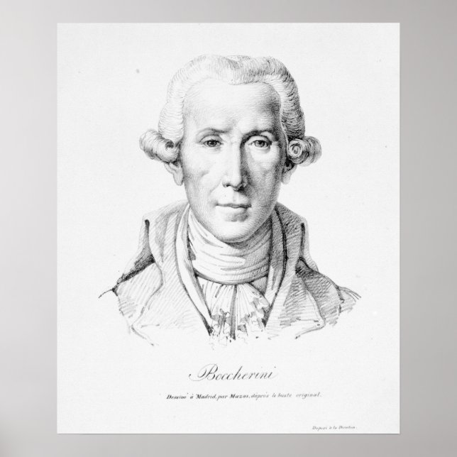 Poster Luigi Boccherini (Devant)