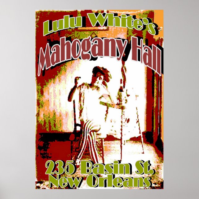 Poster Lulu White Brothel New Orleans (Devant)