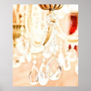 Poster Lumière en cristal