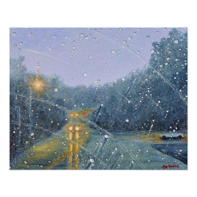 Poster Lumière et chaleur par un jour de pluie (Devant)