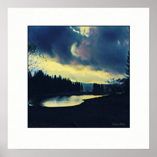 Poster Lumière nocturne