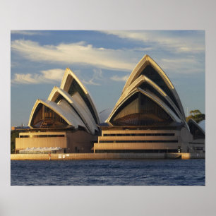 Poster Lumière précoce sur Sydney Opera House, Sydney, Ne