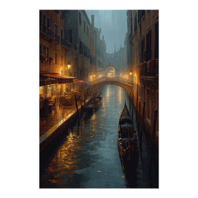 Poster Lumière Vénitienne – Lueurs et reflets d'une nuit  (Devant)