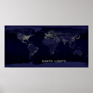 Poster Lumières de la Terre