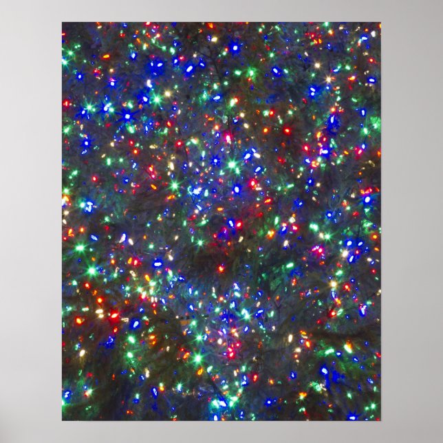 Poster Lumières de Noël, Portland, Oregon (Devant)