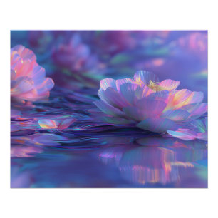Poster Lumineuses Lys D'Eau
