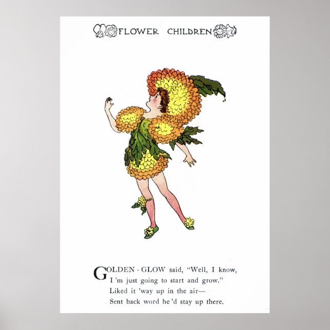 Poster Luminosité dorée (Devant)