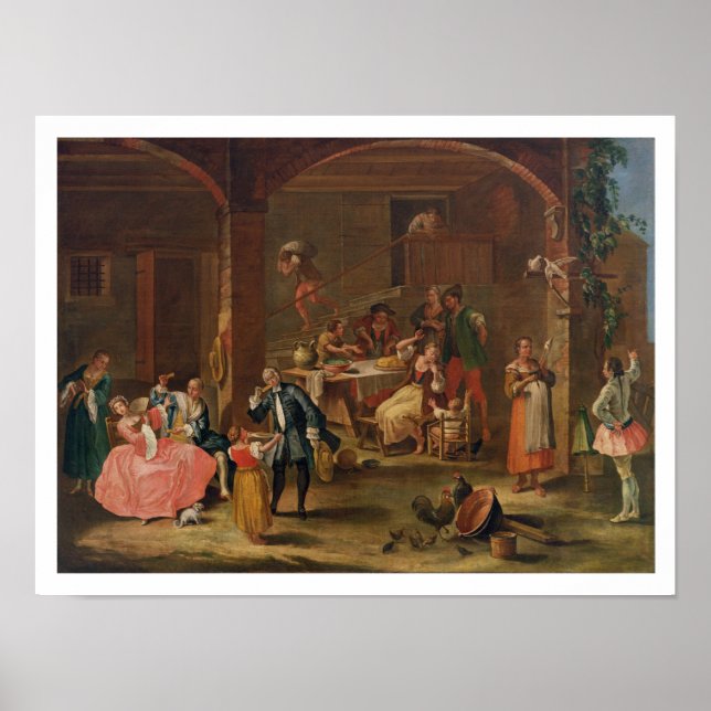 Poster Lunch in the Country (Devant)