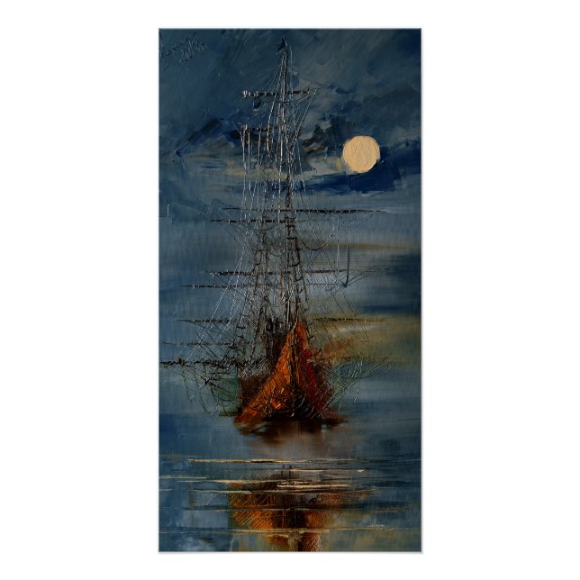 Poster Lune (Devant)