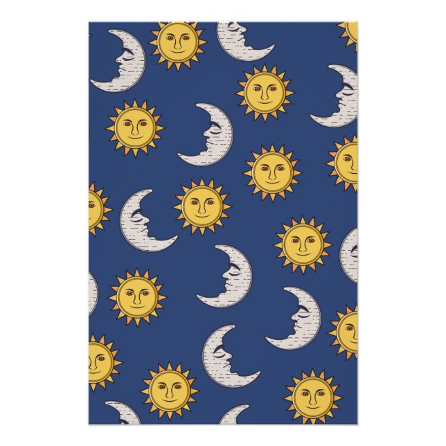 Poster Lune et Soleil (Devant)