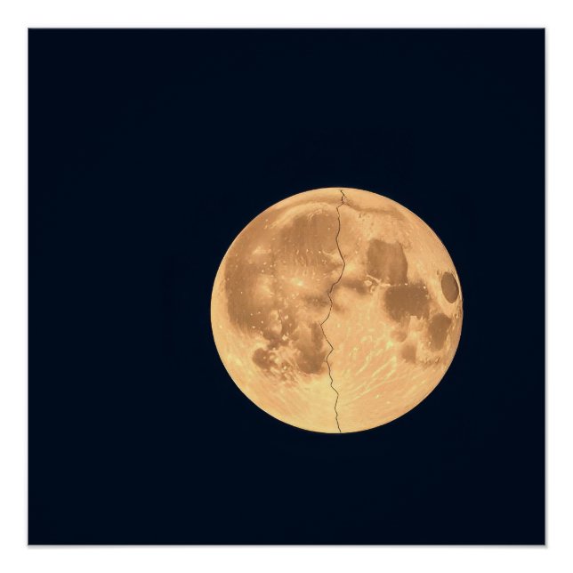 Poster Lune Fendue (Devant)