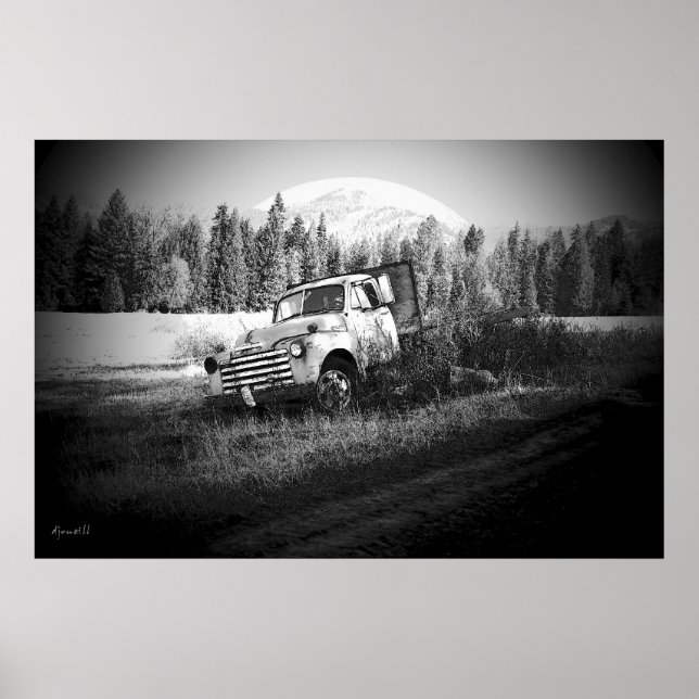 Poster Lune sur rouille (Devant)