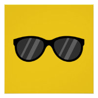 Lunettes de soleil de dessin cool