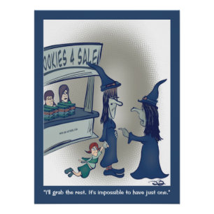 Poster lustré de la fille scout