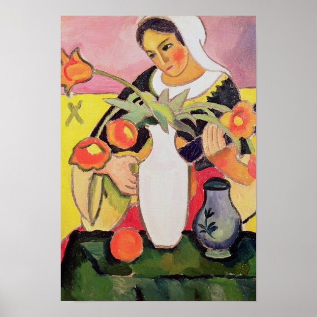 Poster Lute Player, 1910 (Devant)