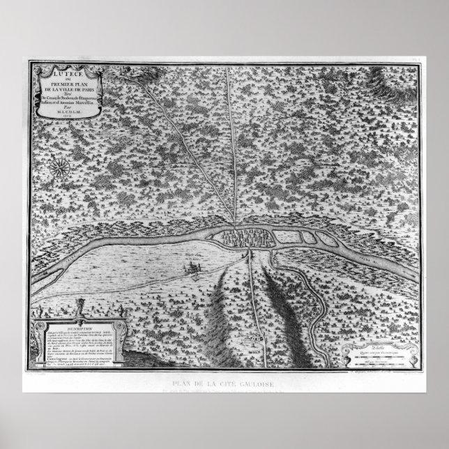 Poster Lutetia ou le premier plan de Paris (Devant)