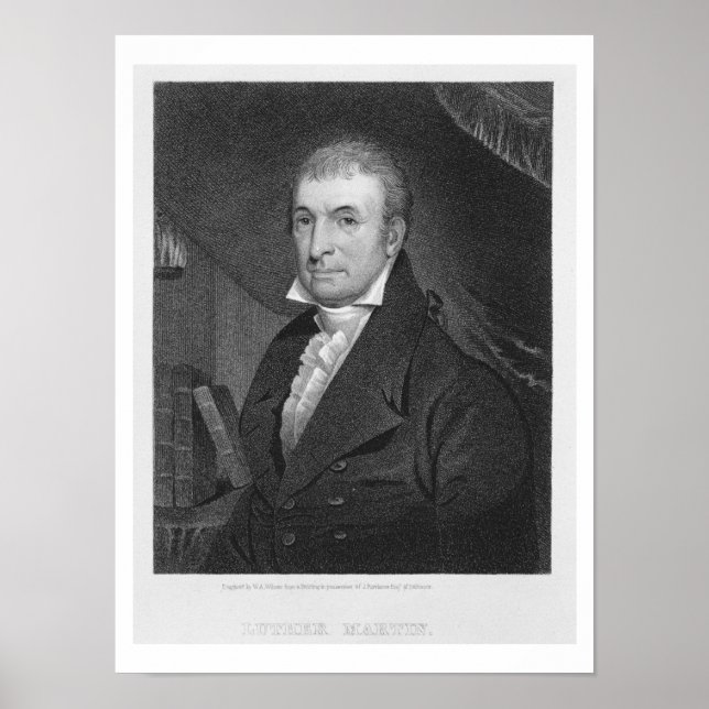 Poster Luther Martin, gravé par William A. Wilmer (c.18 (Devant)