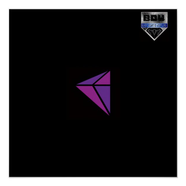 Poster Lutte professionnelle Black Diamond (Devant)