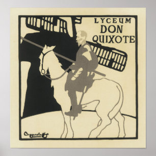 Poster Lyceum Don Quichotte, Le Beggarstaff