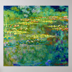 Poster Lys d'eau - Le Bassin des Nympheas par Monet