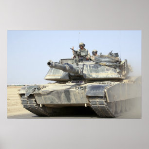 Poster M1A1 Abrams