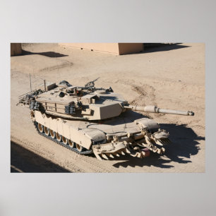 Poster M1A1 Abrams