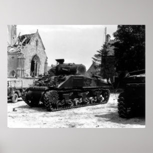 Poster M-4 Sherman