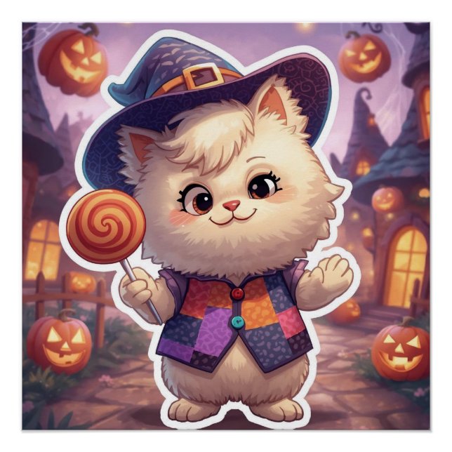 Poster M. Bluffy - Maître de l’Halloween (Devant)