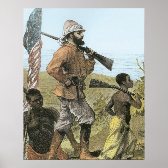 Poster M. Henry Morton Stanley (1841-1904) Approchant L (Devant)