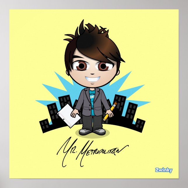 Poster "M. Metropolitan" (Devant)