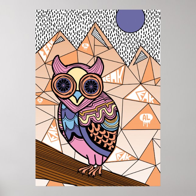 Poster M. Owl Art Imprimer (Devant)