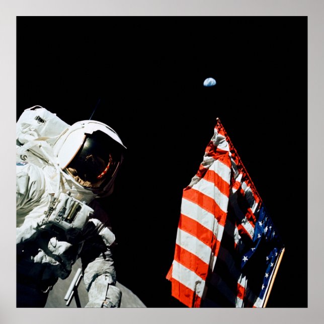 Poster M. Space Man (Devant)