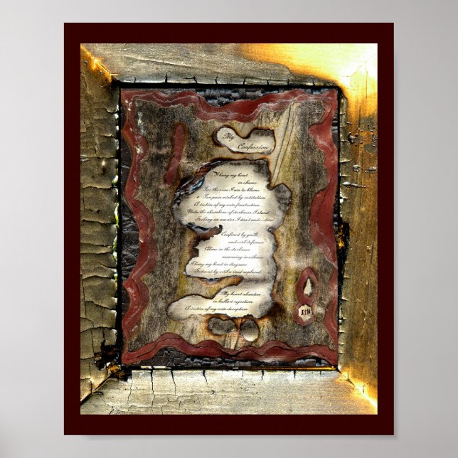 Poster Ma confession (Devant)