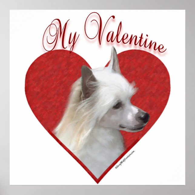 Poster Ma poudrière Chinoise Crested Valentine (Devant)