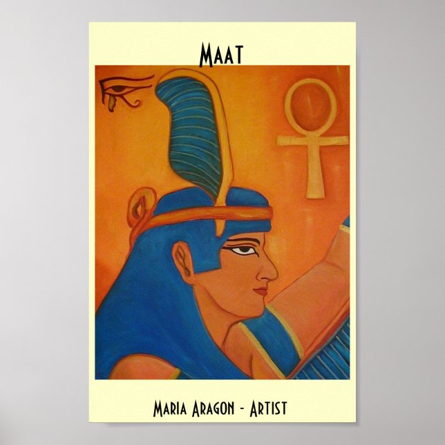 POSTER MAAT - GODDESS ÉGYPTIENS (Devant)