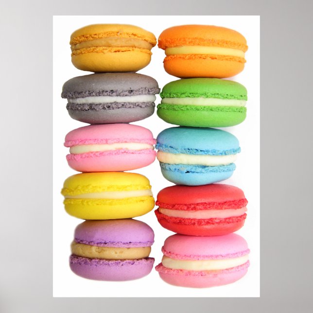 Poster Macarons (Devant)