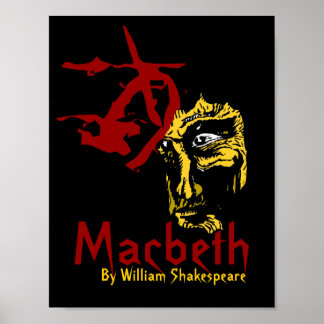 Poster Macbeth Shakespeare Festival Théâtre Arts