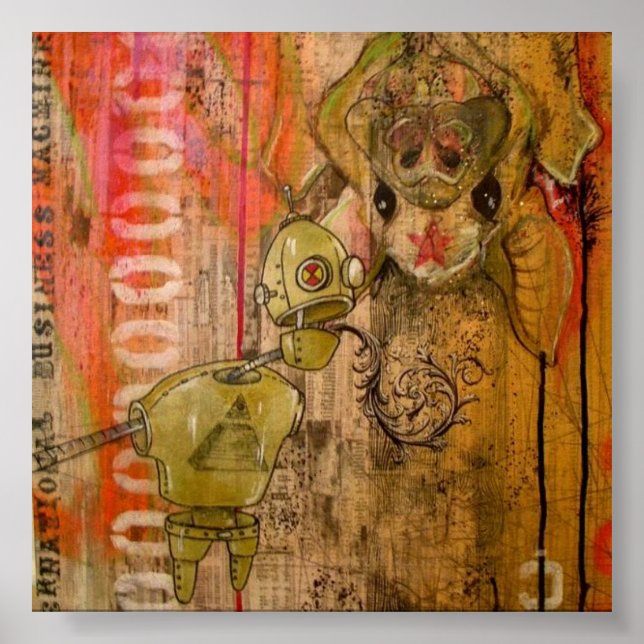 Poster Machine commerciale internationale (Devant)