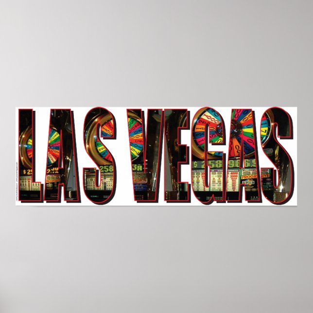 Poster Machines à sous Las Vegas (Devant)