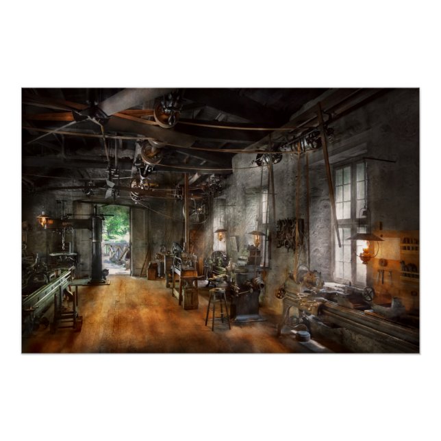 Poster Machiniste - Le Millwright (Devant)