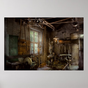 Poster Machiniste - révolution industrielle