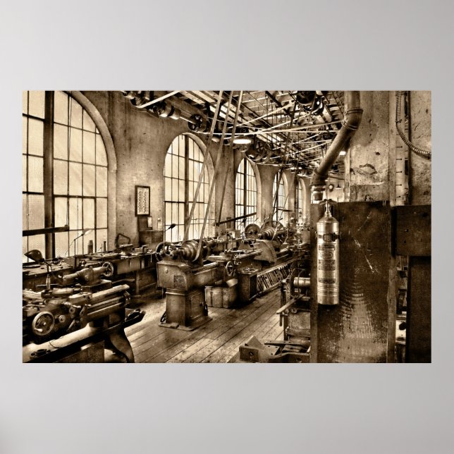 Poster Machiniste - Sécurité d'abord (Devant)