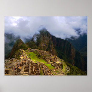 Poster Machu Picchu Overlook, Pérou